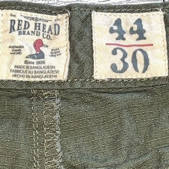Red Head Brand Co. Cargo Pants Men’s Sz 44 X 30 Green Outdoor Work Hiking - Picture 8 of 14